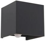 Orion Leuchten LED Au&szlig;en Wandleuchte mit Sensor 10 x 10 cm 3000K 700lm 13W Anthrazit