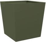 vidaXL Pflanzk&uuml;bel Olivgr&uuml;n 50x50x50 Stahl 851072