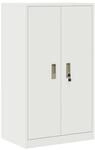 vidaXL Aufbewahrungsschrank Wei&szlig; 60 x 40 x 105 cm Stahl 891735