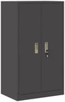 vidaXL Aufbewahrungsschrank Schwarz 60 x 40 x 105 cm Stahl 891730