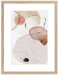 WANDStyle Bilderrahmen H950 aus Massivholz in Eiche-Optik 21 x 29,7 cm im Stil