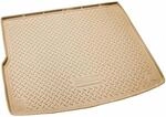Gummi Kofferraumwanne f&uuml;r VW Touareg II 2010-2018 4-Zonen Klimaauto BEIGE