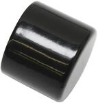 Gardinia Endst&uuml;ck Chicago Kappe f&uuml;r &Oslash; 20 mm Schwarz 2-er Pack