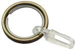 Gardinia Gardinenringe Chicago f&uuml;r &Oslash; 20 mm Bronze 10-er Pack