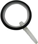 Gardinia Gardinenringe Kreta mit Gleiteinlage Schwarz