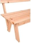 Garden Pleasure Bank Rangun 81,5 cm x 60 cm x 150 cm Braun FSC&reg;