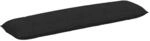 vidaXL R&uuml;ckenkissen Schwarz 200 x 19 x 50 cm Stoff 42014961