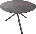 Garden Pleasure Gartentisch SOPHIA Rund Anthrazit &Oslash; 110 cm