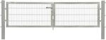Doppeltor Premium Doppelstabmattenf&uuml;llung Verzinkt 80 x 300 cm