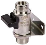 Ich-Zapfe Wandhalter mit Abstellhahn f&uuml;r Bierzapfanlagen 5/8 Zoll NW 7 mm...