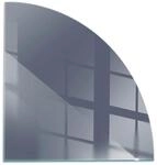 Tulup Glasplatte f&uuml;r Kamin Marine Glasplatte f&uuml;r &Ouml;fen Quartal 100x100 cm...