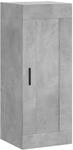 vidaXL Wandschrank Betongrau 34,5x34x90 cm Holzwerkstoff 830520