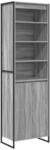 vidaXL Hohe Schr&auml;nke 2 Stk Graues Sonoma 60 x 36 x 200 cm 3403031