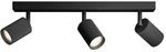 Philips LED-Spot Wyatt 3-Flammig Alu Wand- & Deckenmontage Schwenkbar Schwarz