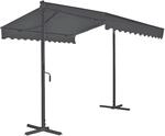 Garden Pleasure Stand-Markise 300 cm Grau