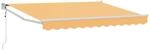 vidaXL Markise Sand 3,5 x 2,5 m Polyester und Metall 3425956