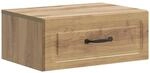 vidaXL Wandmontierter Nachttisch Artisan-Eiche 49 x 34,5 x 20 cm 899313