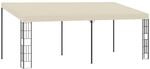 vidaXL Wand-Pavillon 3x6 m Creme Stoff 47989
