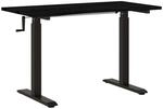 vidaXL Schreibtisch mit Speicher Schwarz und Dunkelbraun 120 x 60 cm 3426555