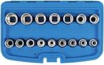 BGS Steckschl&uuml;ssel Eins&auml;tze 12 Kant 12 5 1 2 8 24 Mm 16Tlg 2226