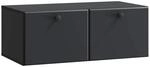 vidaXL Wandmontierter TV-Schrank Schwarz 78,5 x 41 x 30 cm 899196