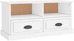 vidaXL TV-Schrank Wei&szlig; 93x35,5x45 cm Holzwerkstoff 816464