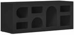 vidaXL TV-Schr&auml;nk Schwarz 100 x 35 x 40 cm Holzwerkstoff 891265