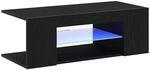 vidaXL TV-Schrank Schwarz 90 x 39 x 30 cm Holzwerkstoff 862562