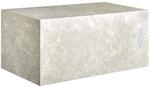 Tectake Couchtisch Lasley Minimalistisches Design Robustes Mdf In Travertinoptik 90 x