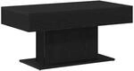 vidaXL Couchtisch Schwarze Eiche 96 x 50 x 45 cm Holzwerkstoff 862624