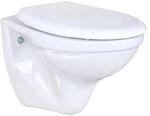 Belvit Wand H&auml;nge WC Abgang Wand Waagerecht mit Softclose Deckel 520x360x375 cm