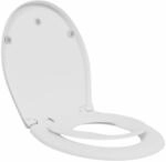 vidaXL Toilettensitz Wei&szlig; 47 x 37 x 4 cm Duroplast 42002353