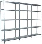 Schulte Steck-Grund- und 2 x Anbauregale 200 cm x 300 cm x 35 cm Verzinkt