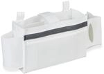 Relaxdays Betttasche f&uuml;r Hochbett Filz Wei&szlig; mit 8 F&auml;chern 23 cm x 43 cm x 11 cm