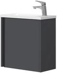 Vicco Waschbeckenunterschrank Kleo Anthrazit 50 x 50 2-teilig