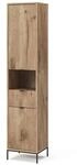 Vicco Badschrank Eliza Viking Oak 40 x 190 mit T&uuml;r und Schublade