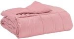 vidaXL Ganzjahresbettdecke Gepolstert Rosa 135 x 220 cm Mikrofaser 42026030