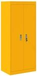 vidaXL Aufbewahrungsschrank Senfgelb 60 x 40 x 140 cm Stahl 891739