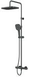 AM.PM Duschsystem Play mit Thermostat Duscharmatur Brausearmatur Regendusche...