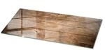 Tulup Tischplatte Der Aufbau von Holzbrettern Couchtischplatte 125x50 cm Braun