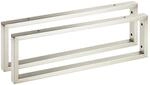 SOTECH 2 x Waschtischkonsole WK500 Rechteckig 500 x 150 mm Edelstahl Geb&uuml;rstet