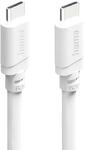 Hama USB-Kabel USB-C-USB-C 1 m Wei&szlig;