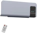 HOMCOM Wandheizger&auml;t ABS 54,5 x 12 x 21,5 cm Grau