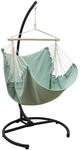 AMANKA XL-H&auml;ngesessel inkl. Gestell bis 100 kg 155 x 125 cm Aqua