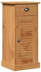 vidaXL Badezimmerschrank VIGO Braun und Honigbraun 37,5 x 34 x 80 cm 4019105