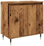 vidaXL Badschrank Altholz-Optik 58x33x60 cm Holzwerkstoff 857214