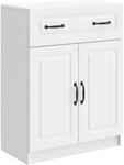 vidaXL Sideboard mit Schubladen Wei&szlig; 66 x 34,5 x 87 cm Holzwerkstoff 895785