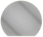 Planetm&ouml;bel AUBE LED Spiegel Halbrund 80 x 70 cm Touch Schalter Dimmbar