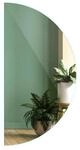 Tulup LED Spiegel Halbrunder Spiegel Mit LED-Beleuchtung 45x90 cm...