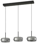 Lucande LED Martis 10041620 Dimmbar Modern in Schwarz aus Glas 3-flammig